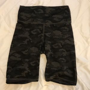 Fabletics Camo Bike Shorts